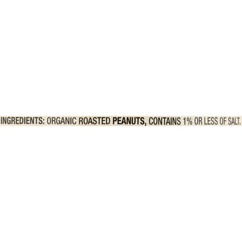 Santa Cruz Organic Creamy Dark Roasted Peanut Butter, 16 oz Jar