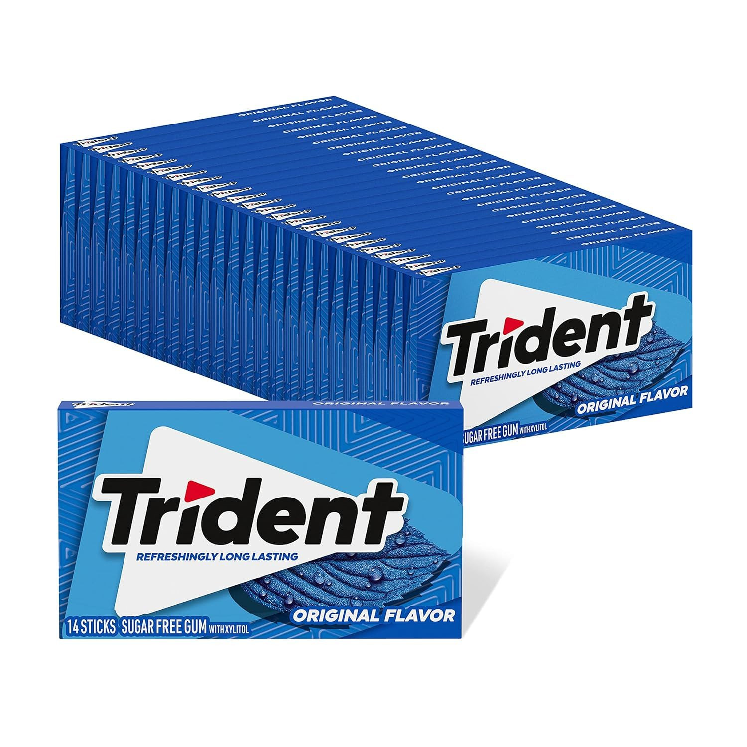 Original Flavor Sugar Free Gum 24 Packs 14 Pieces Total 336 Count