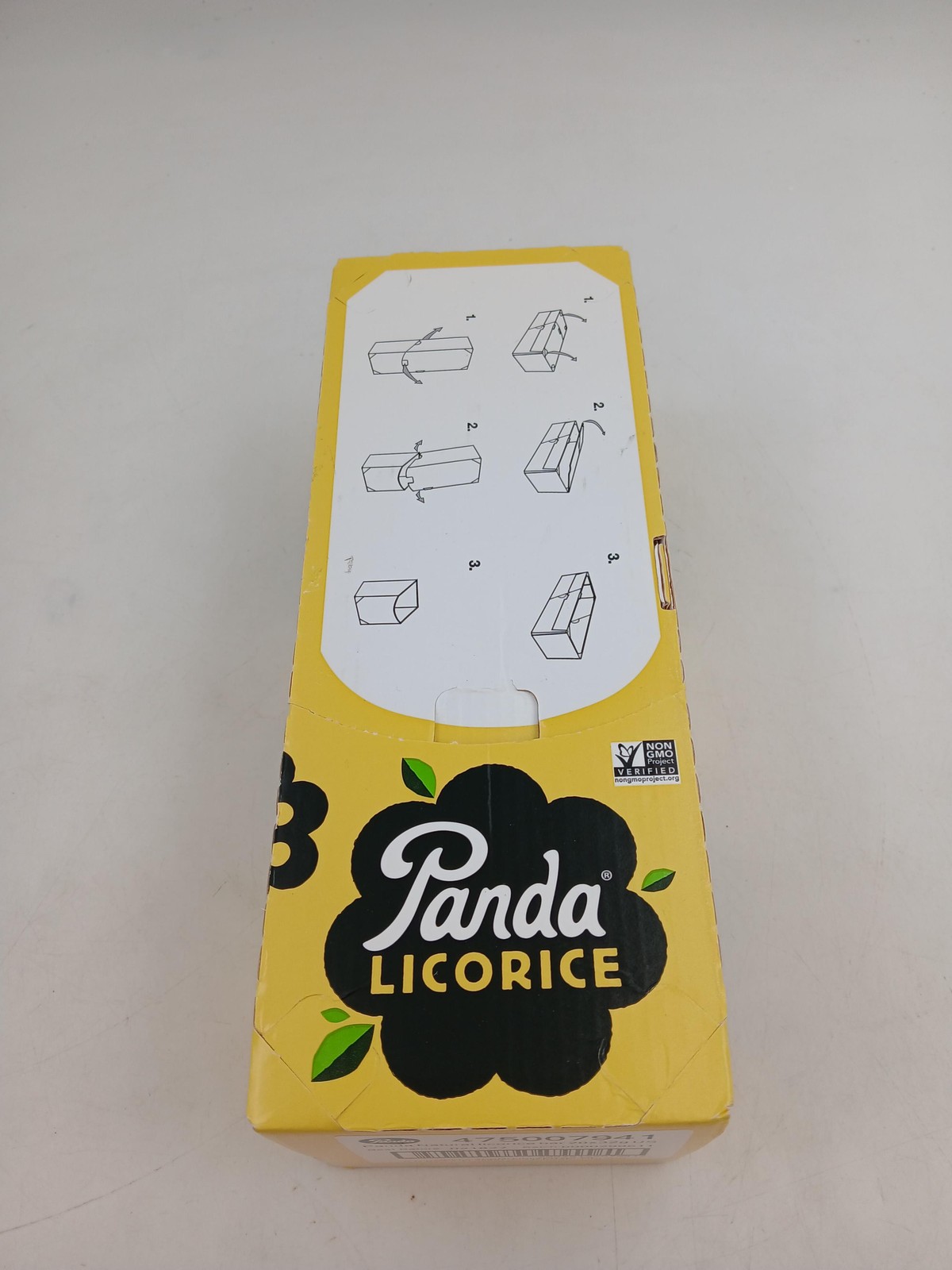 Panda Natural Licorice Bars 20x32g Black GMO Free Candy Box 20 Count Finland