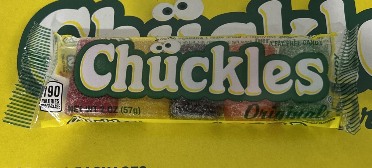 Chuckles Original, Jelly Sugar-Coated Candies, Fruit Flavored Candy,(Pack of 24)