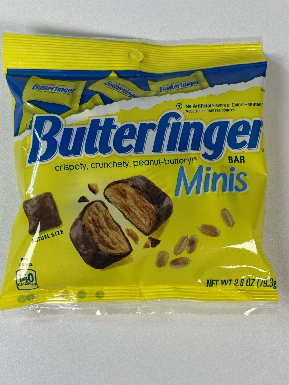🍫 Butterfinger Minis BUTTERFINGER Minis Candy Bars Chocolate Bar Bag- Comb.SHIP