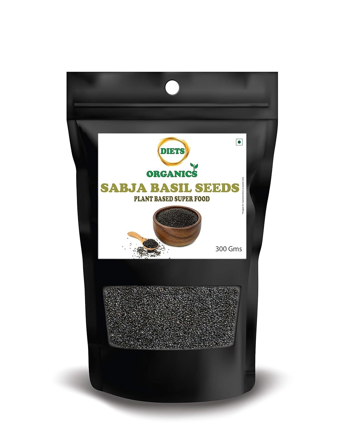Diets Organics Sabja Basil Seeds 300gm