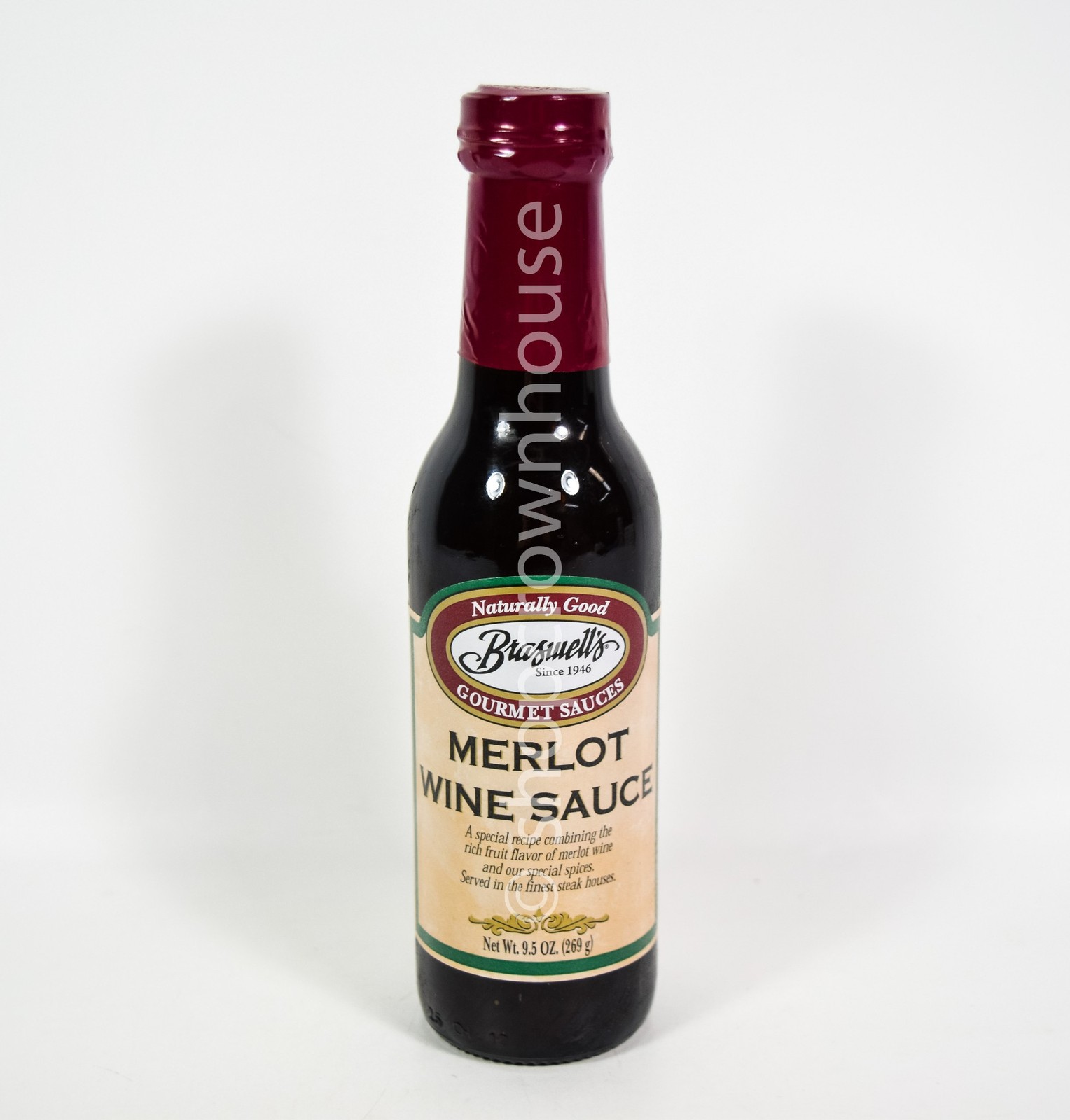 1 Braswells Gourmet Sauces MERLOT WINE Sauce 9.5oz bottle 11/2027