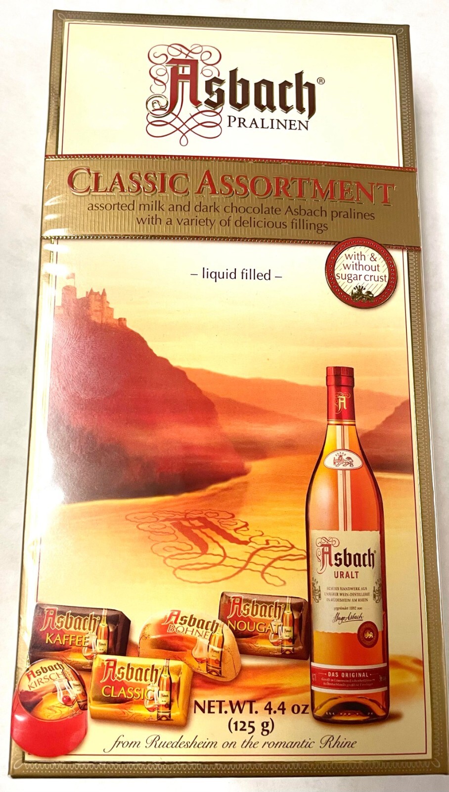 Asbach® CHOCOLATE ASSORTMENT IN GIFT BOX 12Pc 125g $18