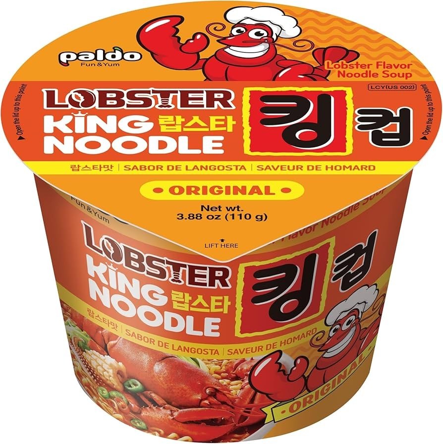 Paldo King Cup Lobster Flavor 6 Pack