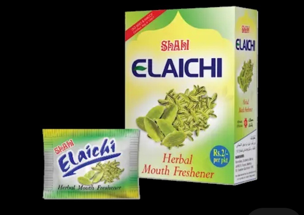 Shahi Elaichi Mouth Freshner Cardamom EXPORT QUALITY 12 Boxes 288 Pouches