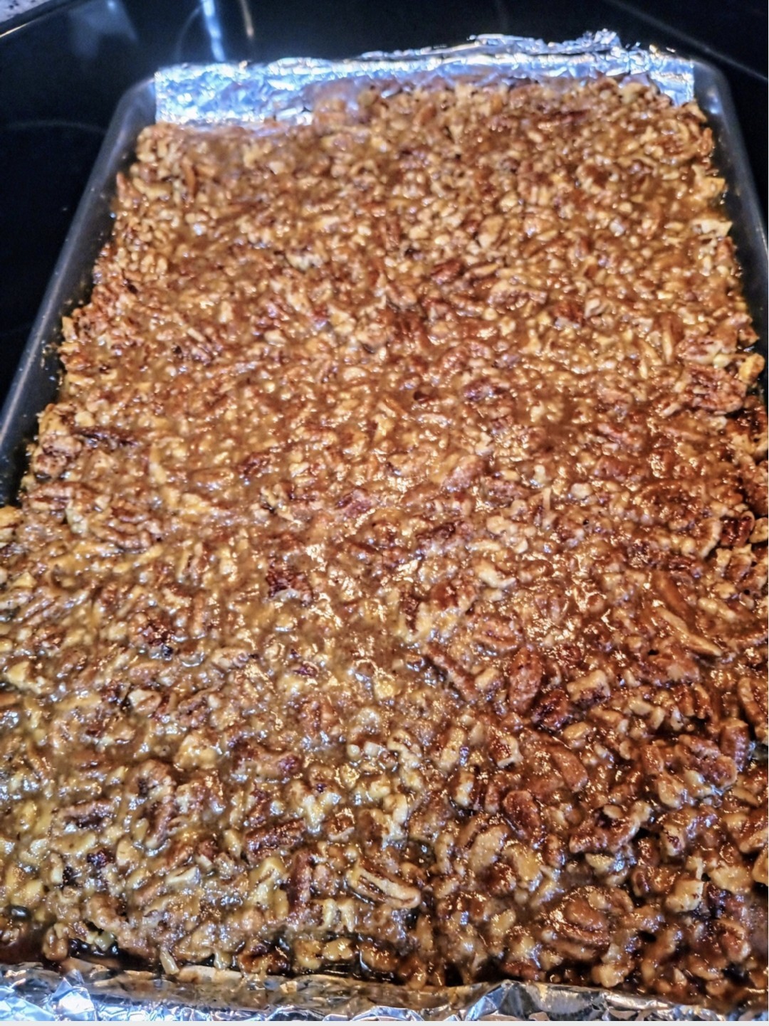 Pecan Pie Bars. Pecan Cinnamon Graham Crackers Pecan Candy. 10-12 Bars