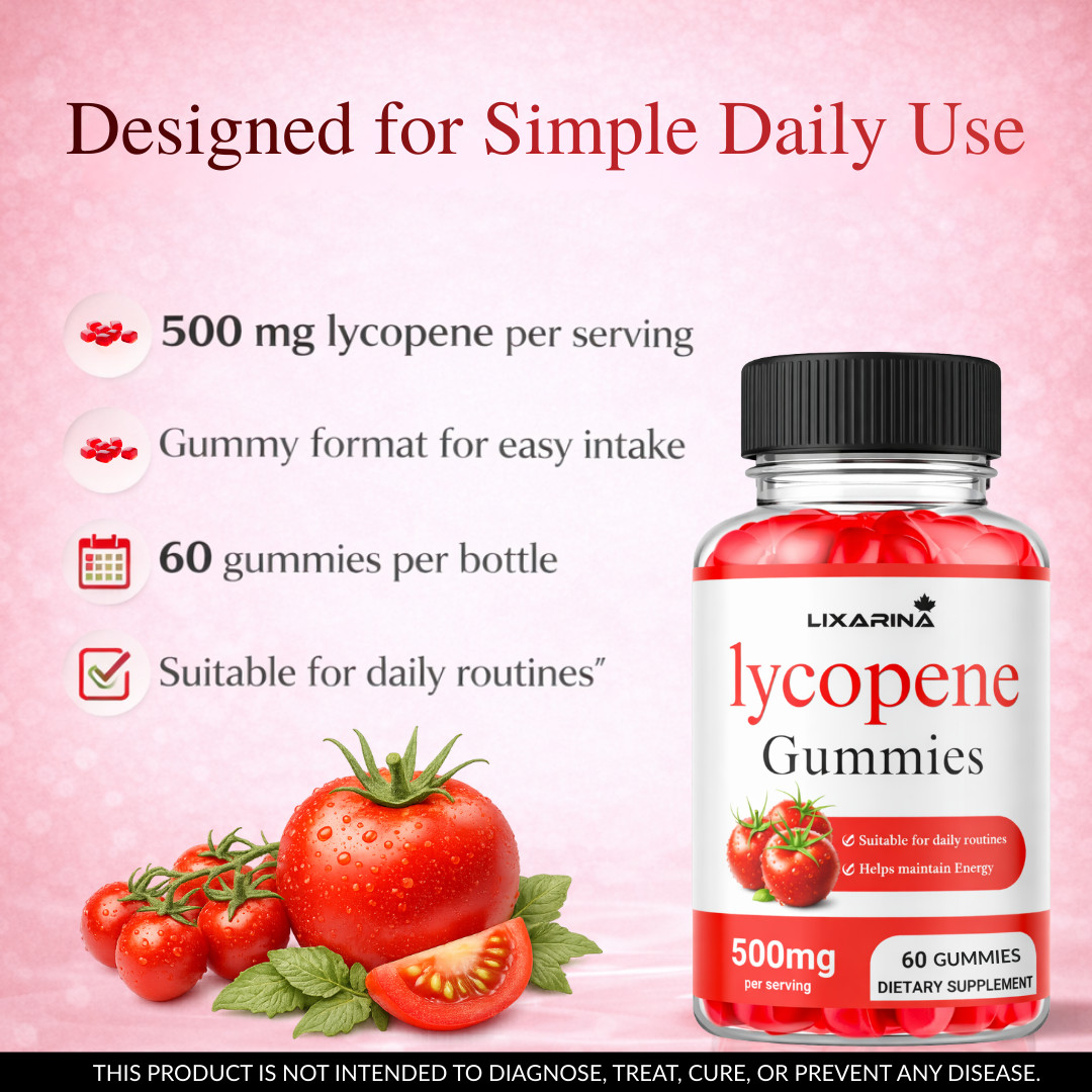 Lycopene | Lycopene Gummies | lycopene Supplements Men | lycopenee 500mg -Pack 1