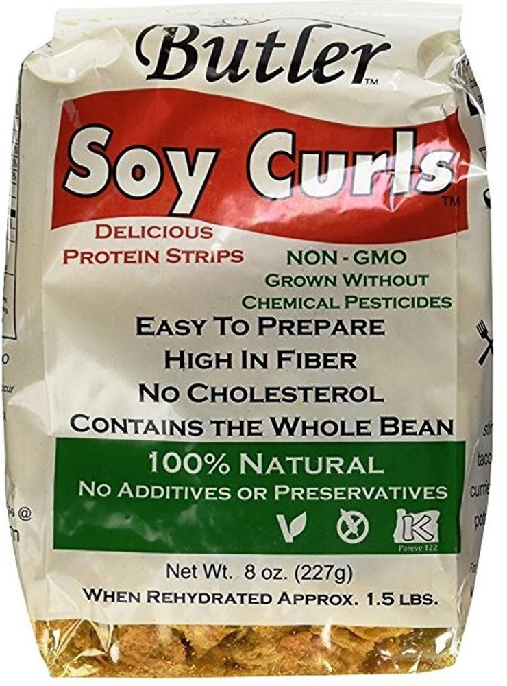 Butler Soy Curls, 8 oz. Bags Pack of 6