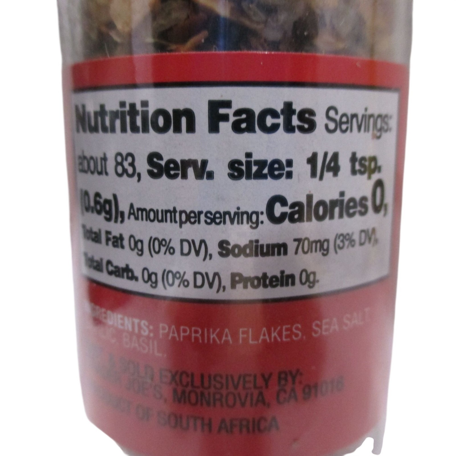 Trader Joe’s South African Smoke Seasoning Blend with Grinder 1.76 Oz (50g) RARE