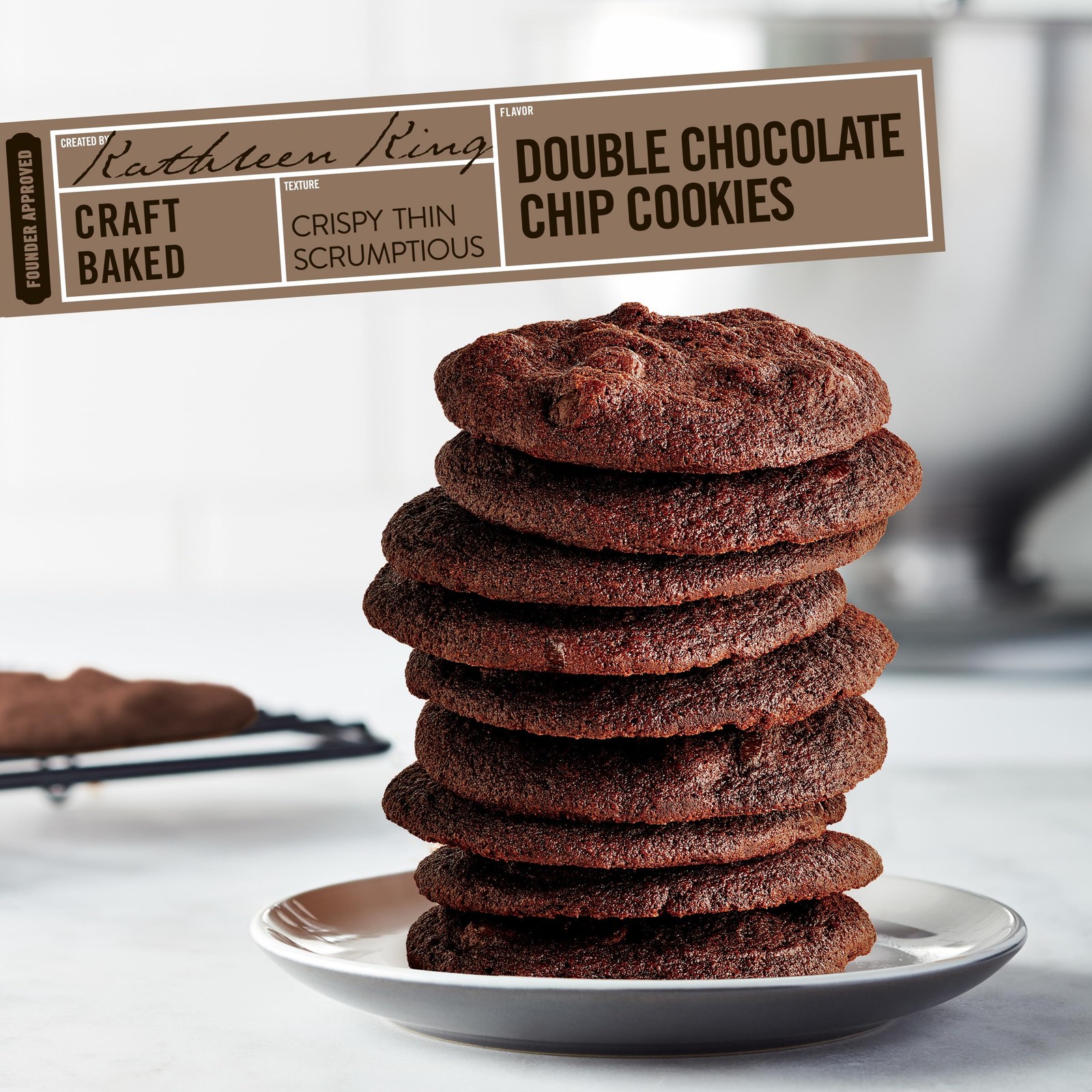 Tate’s Bake Shop Double Chocolate Chip Cookies, 7 oz 7 Ounce