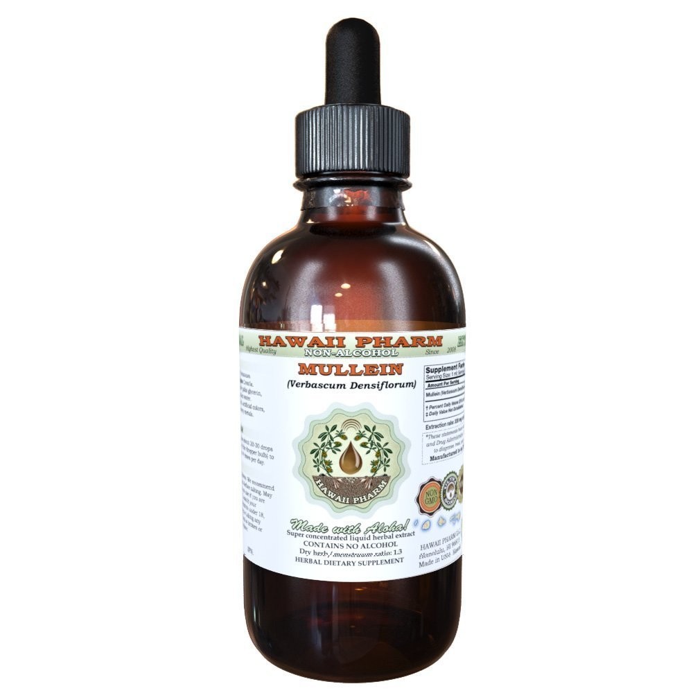 Mullein Alcohol-Free Liquid Extract 2 oz – Professional Grade Herbal Supplement