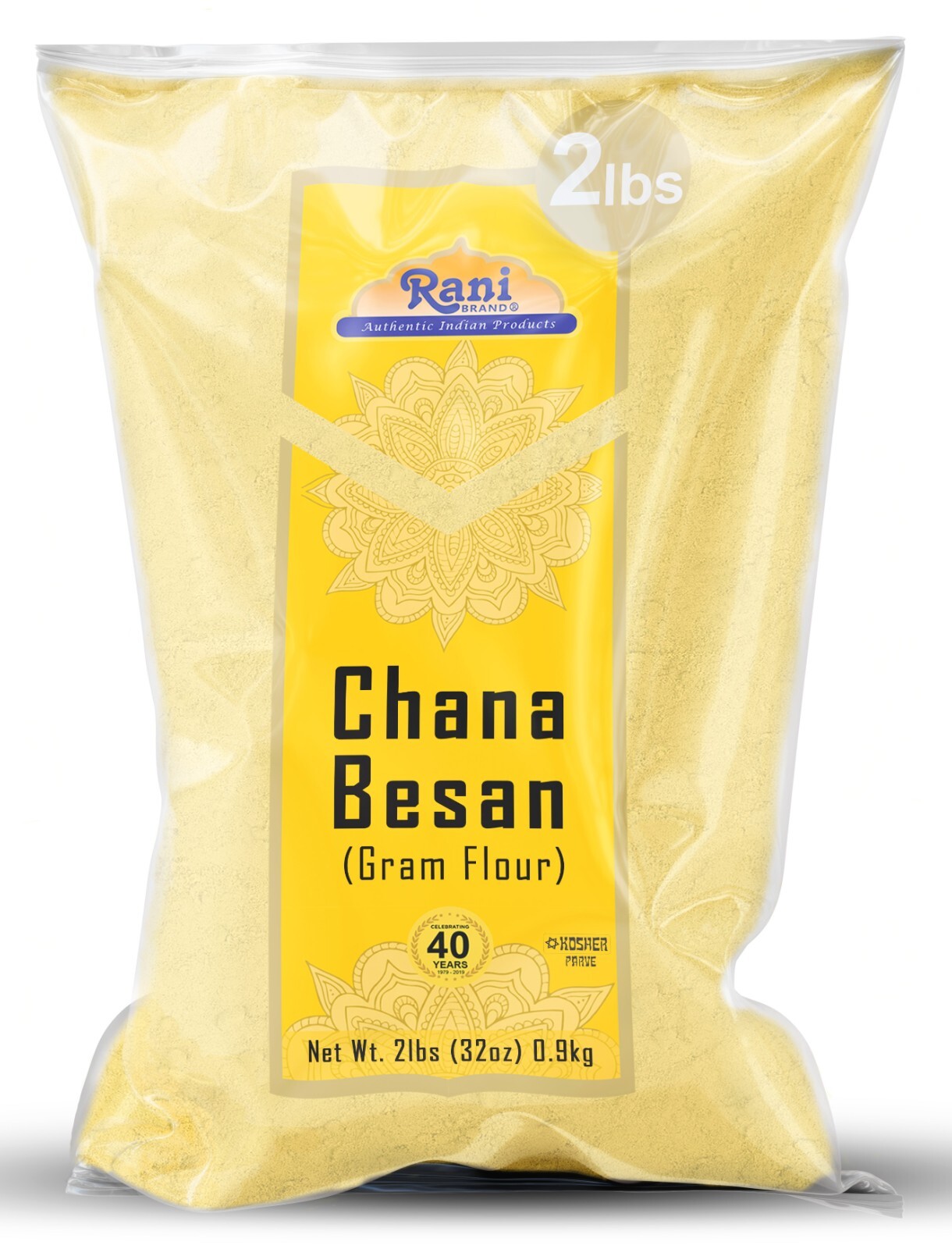Rani Chana Besan (Chickpeas Flour, Gram) 32oz (2lbs) 908g