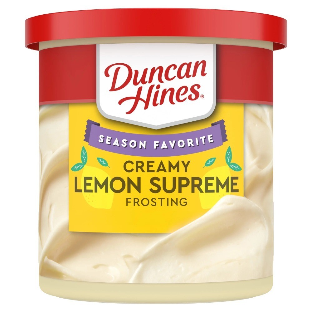 (8 pack) Creamy Lemon Flavored Frosting, Easter Baking, 16 oz.