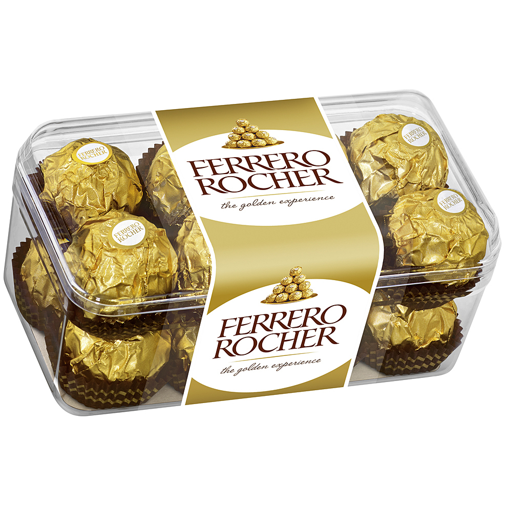 FERRERO ROCHER Premium Gourmet Milk Chocolate Hazelnut Candy Sweets 200g 7oz