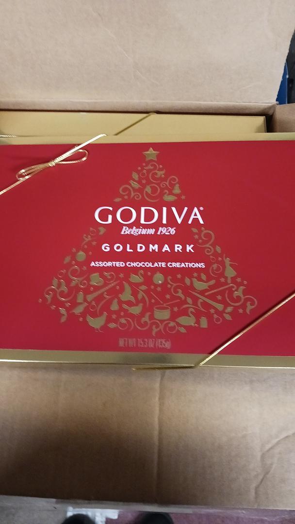 GodivaAssorted Chocolate Creations (red box) 15.3 oz 36 piece
