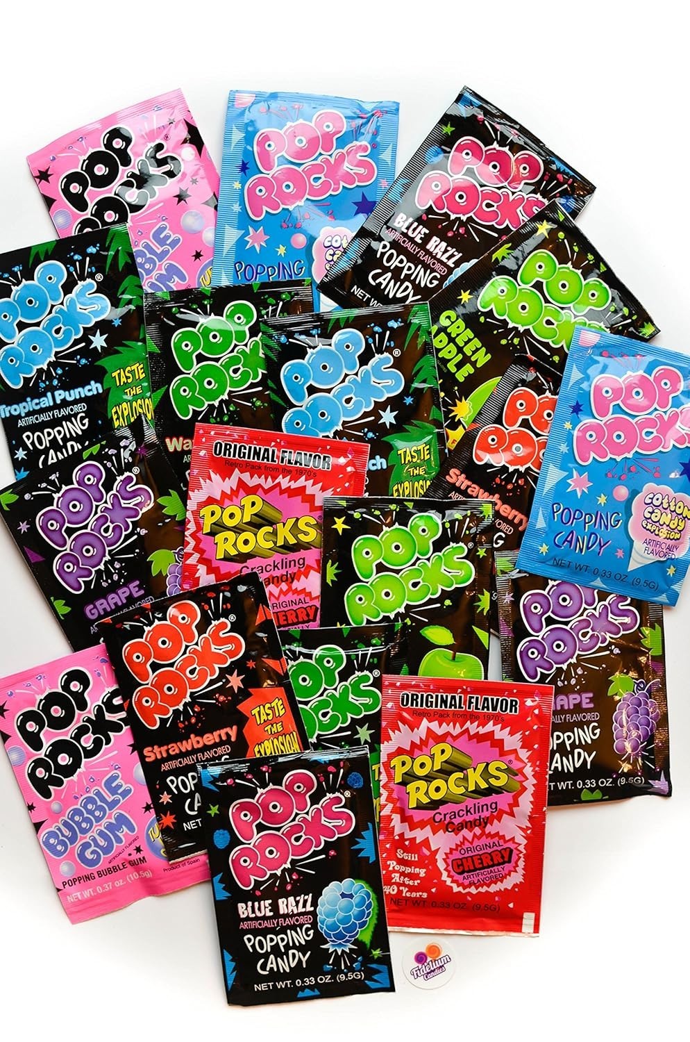 Pop Rocks Candy Ultimate 9 Flavor Assortment 18 Packs Total