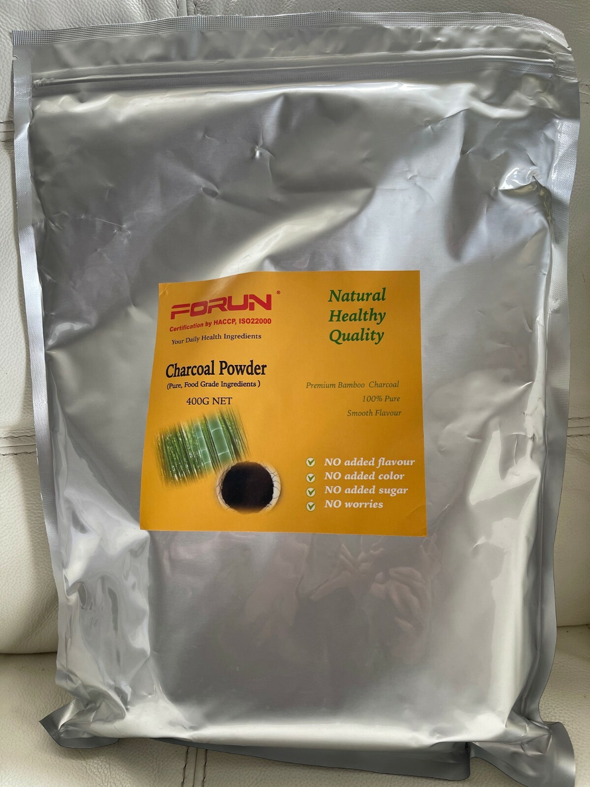 FORUN Activated Bamboo Charcoal Powder -Food Grade