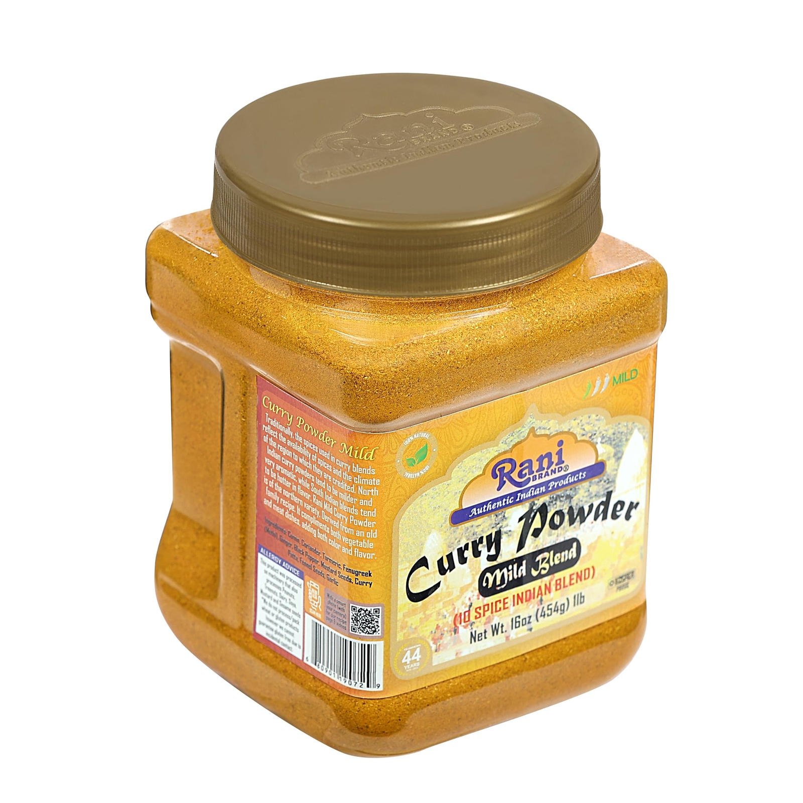 Rani Curry Powder Mild Natural 10-Spice Blend 1lb (16oz)