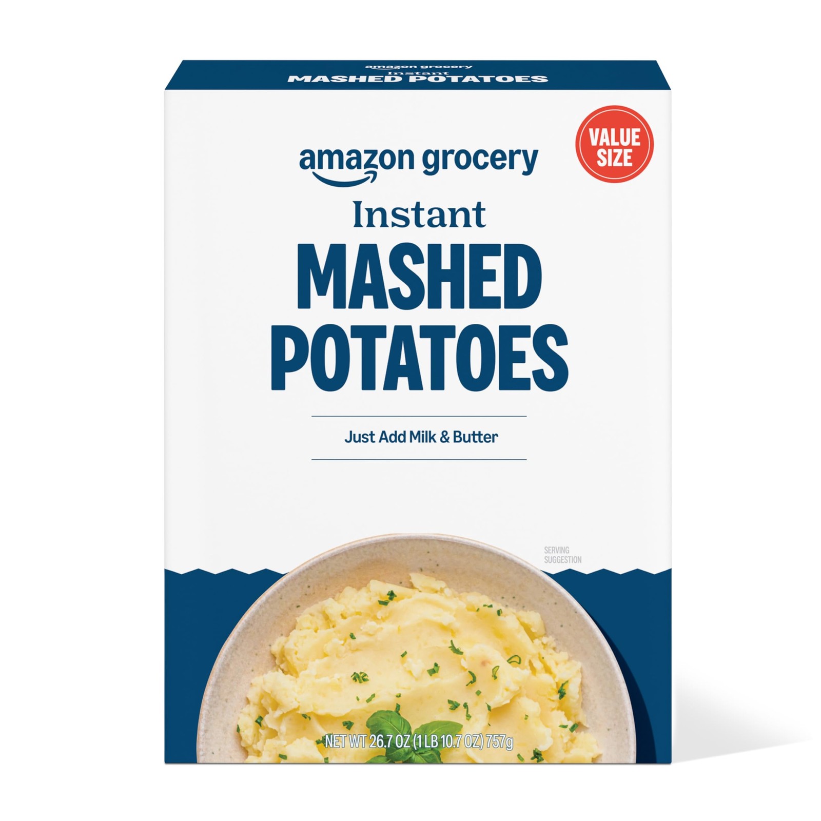 Amazon Grocery, Instant Mashed Potatoes, 26.7 Oz Previously Amazon Fresh, Pac…