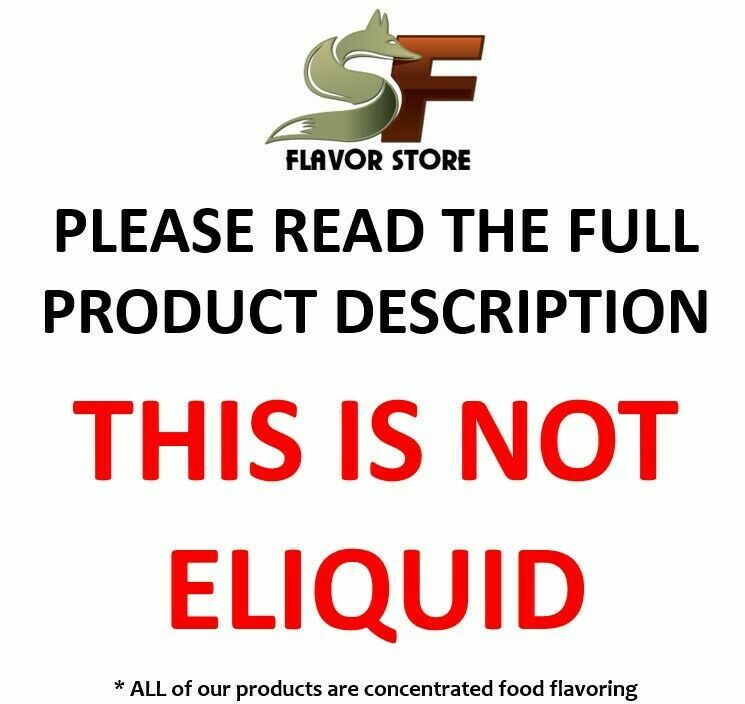 Sweetener Food Flavor, Flavoring Concentrate 1oz/30ml – 4oz/120ml