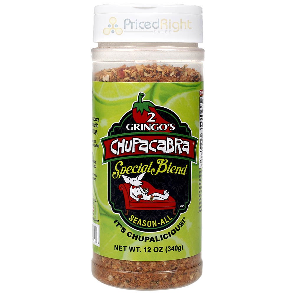 2 Gringos Chupacabra Special Blend 12 Oz Rub and All Purpose Seasoning Single