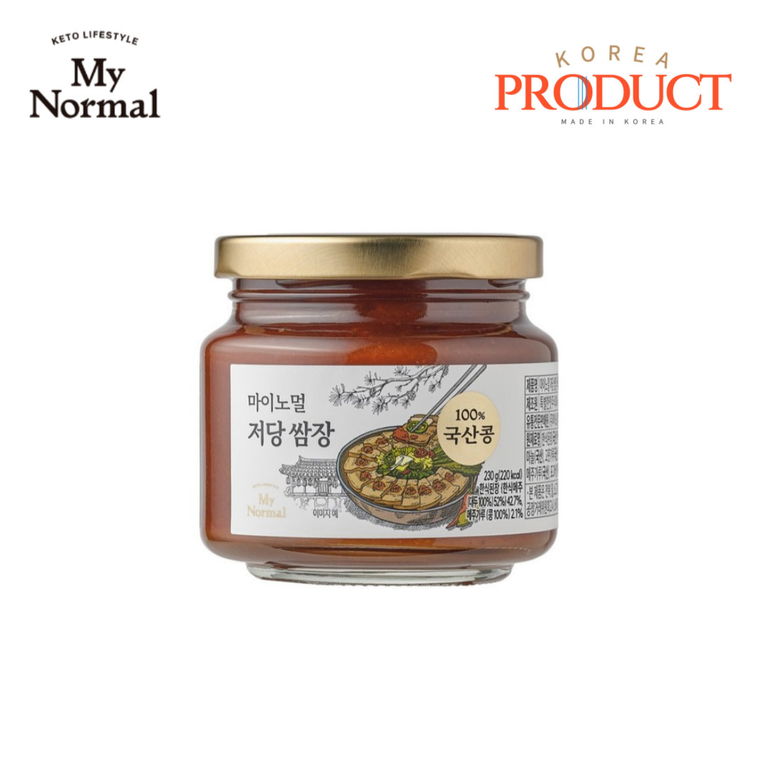MY NORMAL Korean Low-Sugar Ssamjang 230g Korean BBQ Dipping Sauce Diet Low-Carb