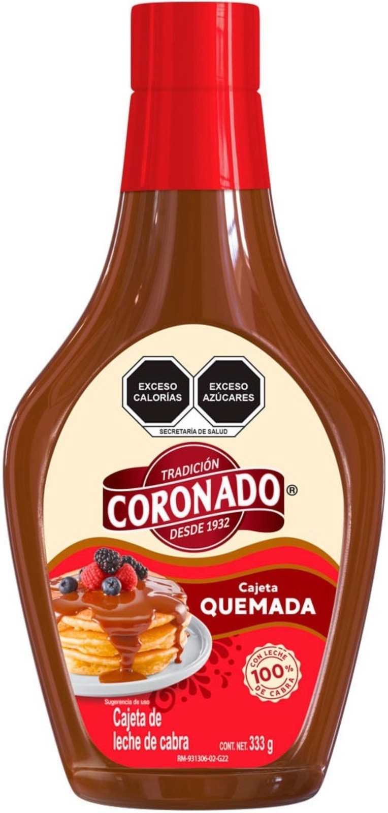 2 X CORONADO CAJETA ENVINADA 333g