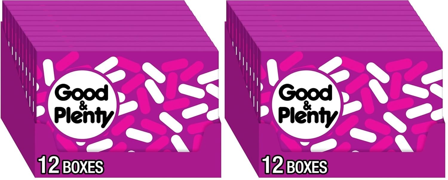 Licorice Fat Free, Candy Boxes, 6 oz 12 Count Pack of 2