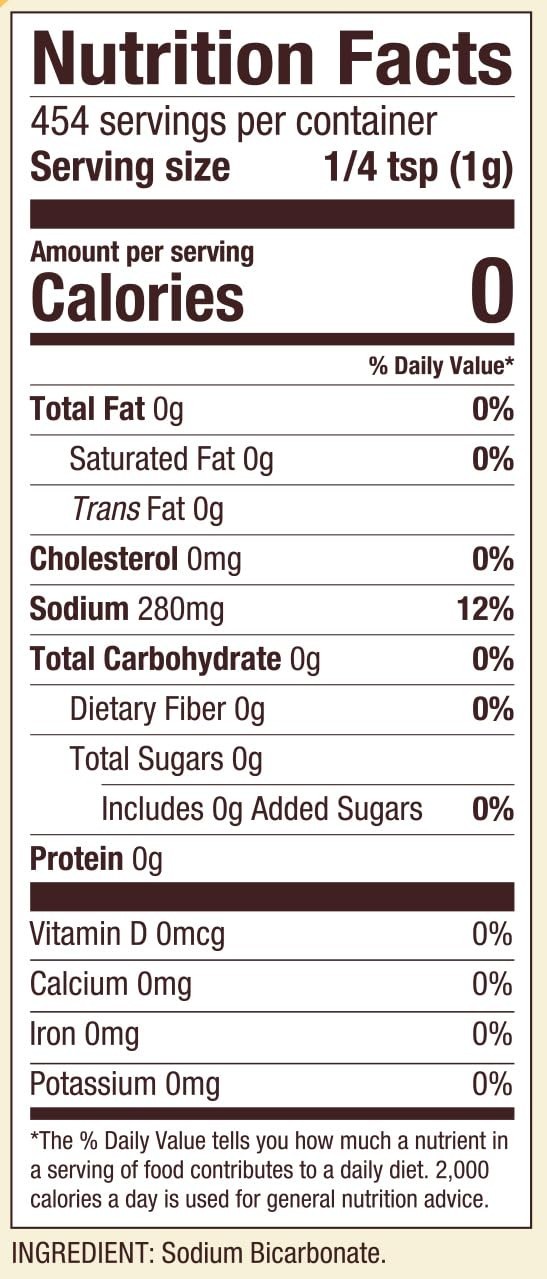 (Pack of 4) Bob’s Red Mill Baking Soda,Non GMO, Vegan, Paleo Friendly,(16 oz )