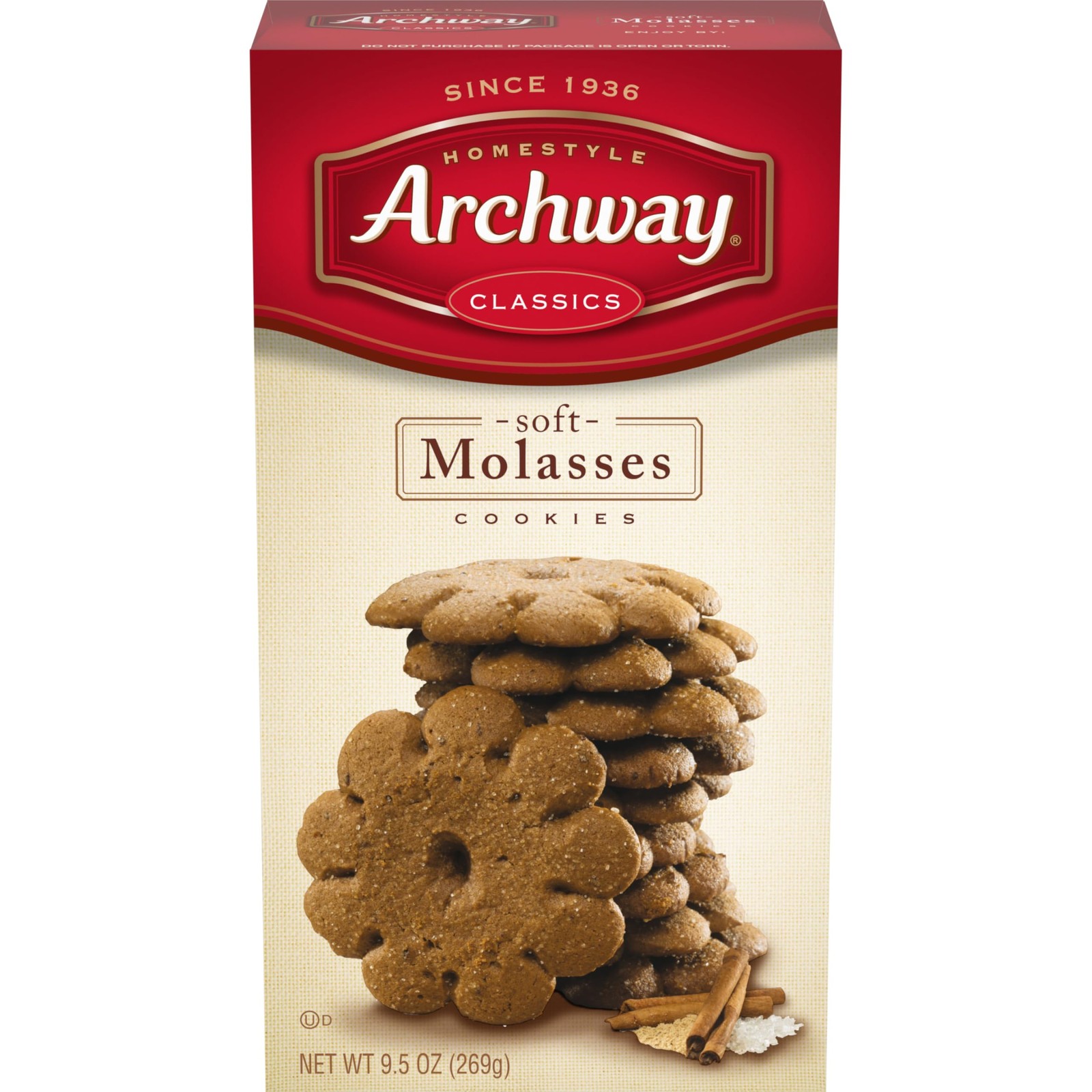 Cookies, Soft Molasses Cookies, 9.5 Oz