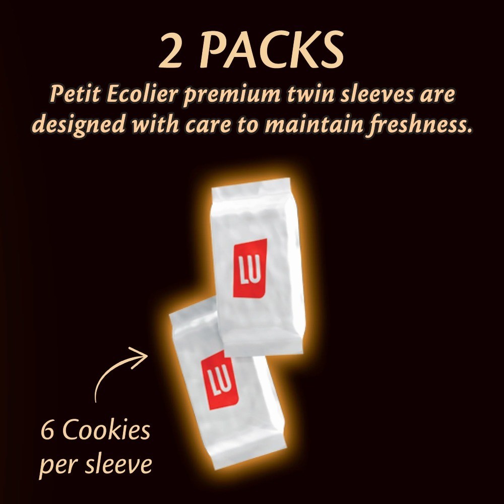 (3 pack) Petit Ecolier European Milk Chocolate Biscuit Cookies, 5.29 oz