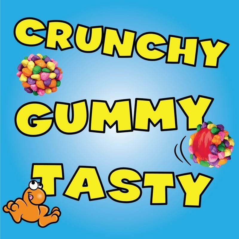 NERDS gummy clusters,candy, rainbow,crunchy and gummy, 18.5 oz bag…