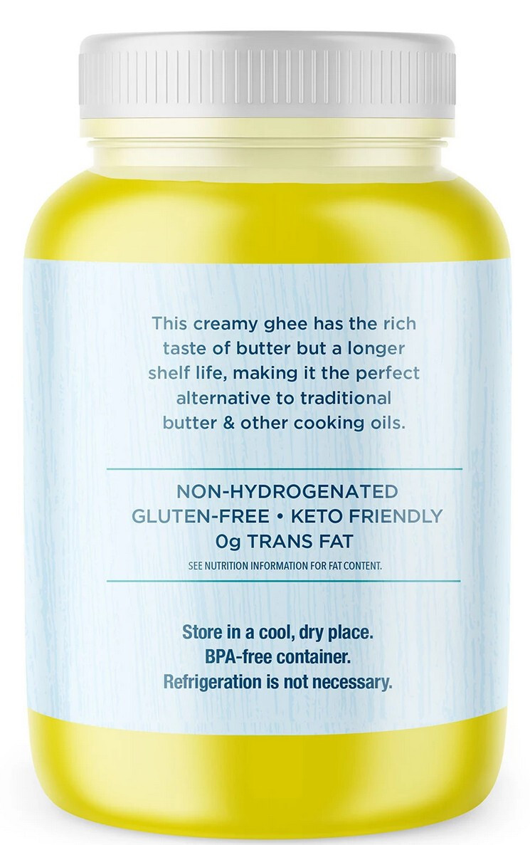 Carrington Farms Ghee 54 oz. | Pure, High-Quality Clarified Butter