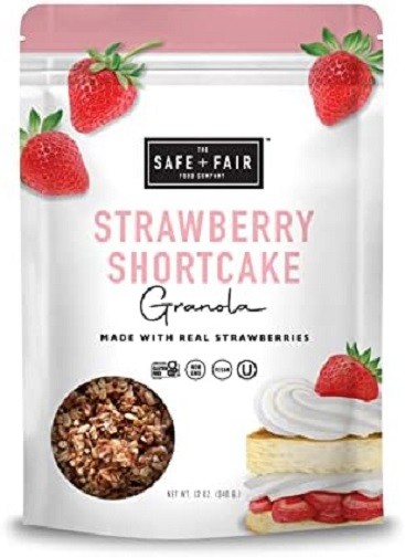Safe + Fair Strawberry Shortcake Granola