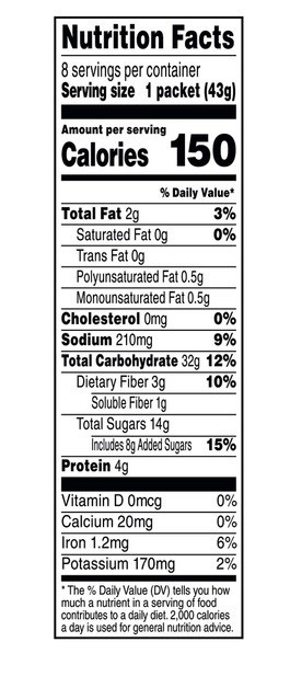 QUAKER Raisins & Spice Instant Oatmeal Whole Grain Oats – 12.1 oz Box – 6 PACK