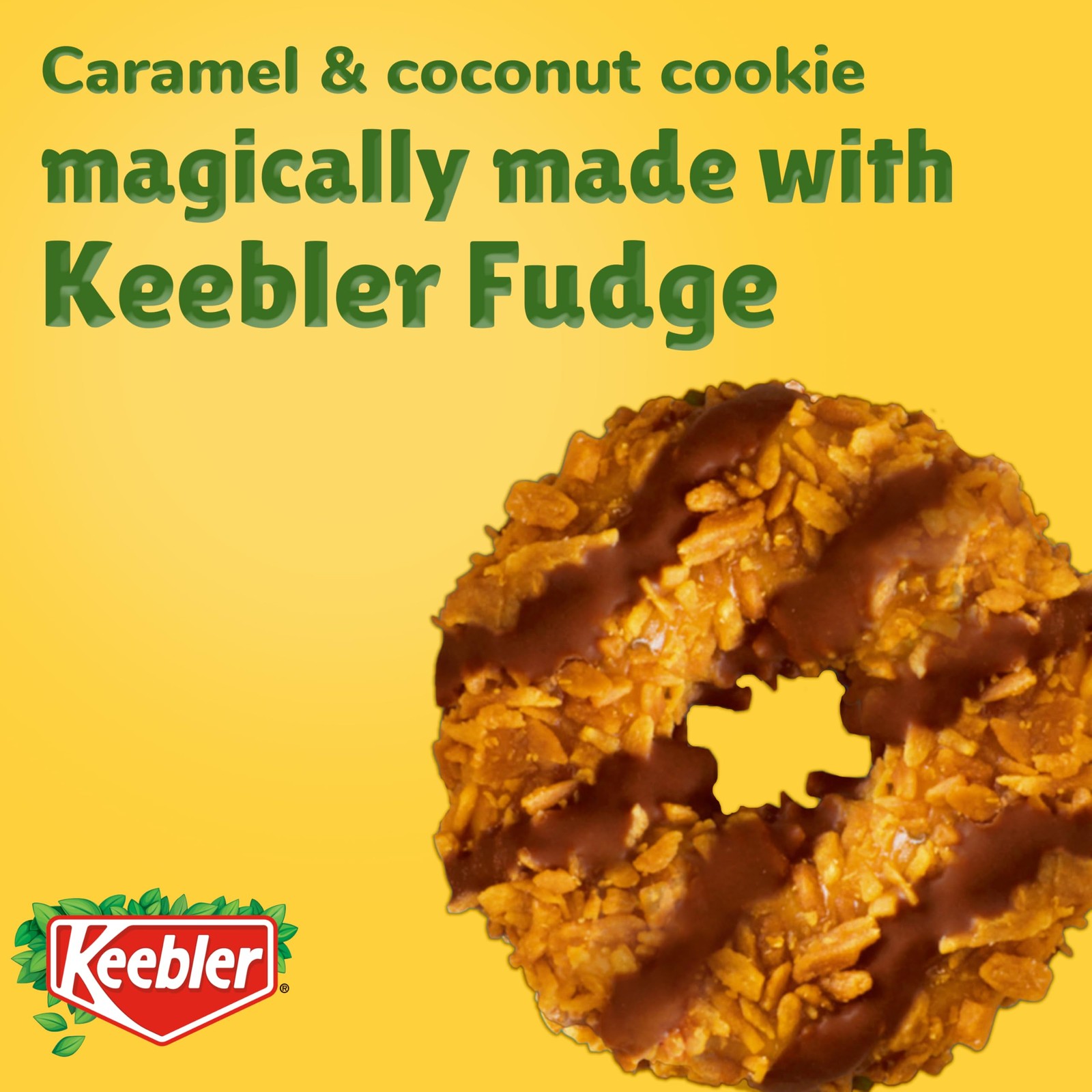 Keebler Fudge Cookies, Coconut Dreams, 8.5oz 8.5 Ounce (Pack of 1), brown