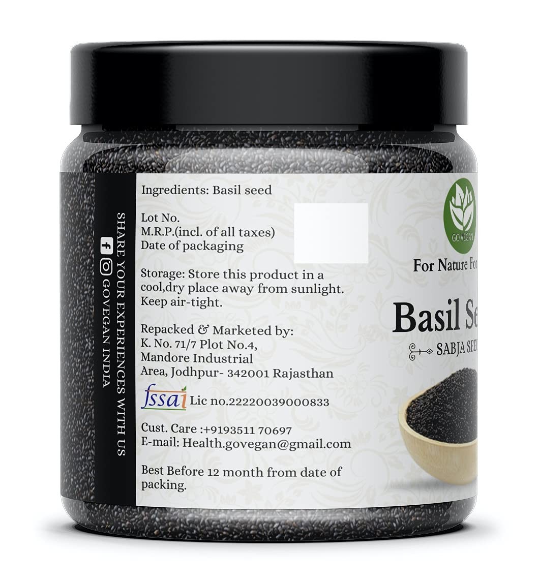 Go Vegan Basil Seeds 300gm