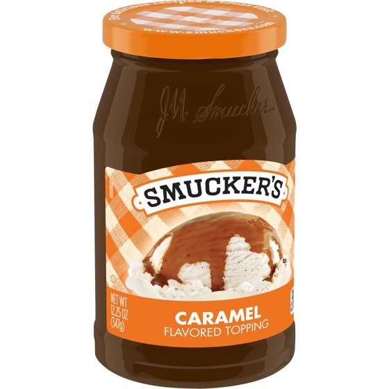 (3 Pack) Smucker’s Caramel Topping, 12.25 ozs, Versatile, For Snacks & Desserts