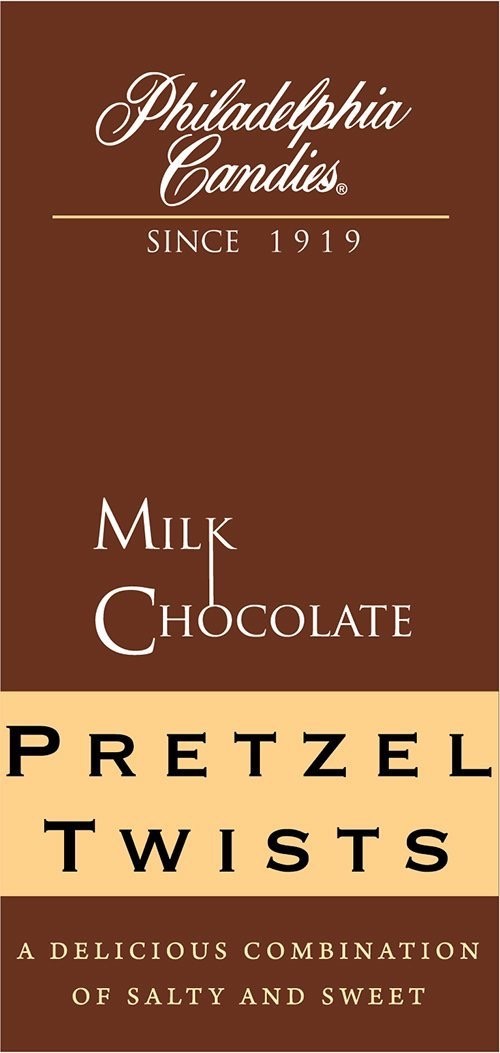 Philadelphia Candies Large Pretzel Twists, Milk Chocolate Covered 8 Ounce Gift