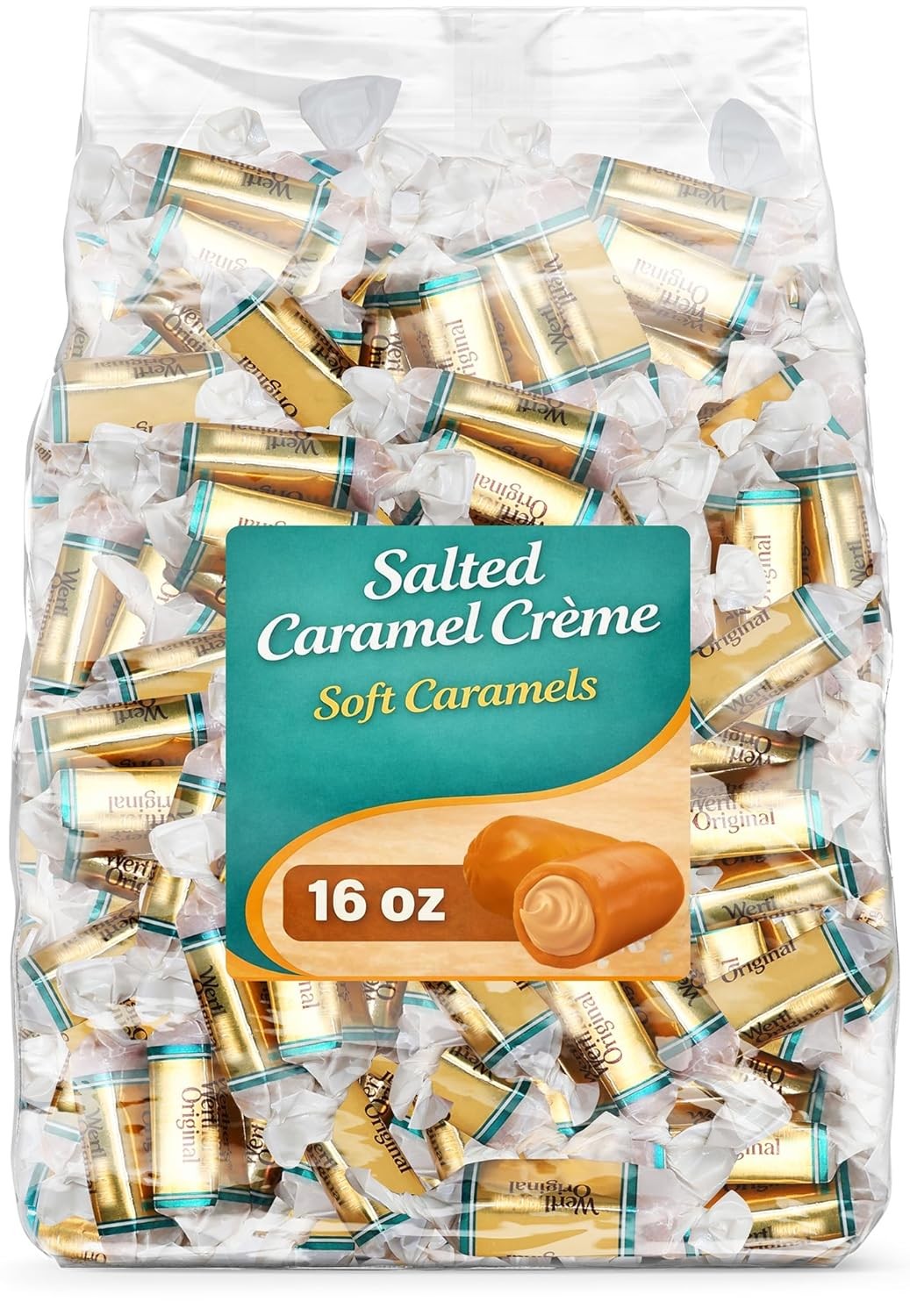 Soft Salted Caramel Chews Individually Wrapped Sea Salt Caramels