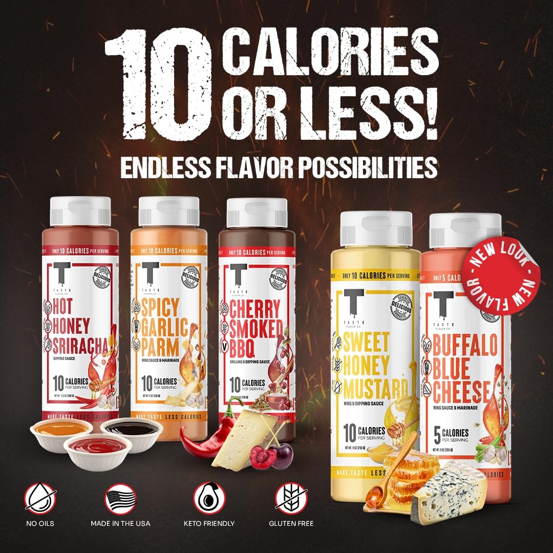 Taste Flavor Co. Grilling, Dipping Sauce and Marinade, Great Tasting, LowCalo…