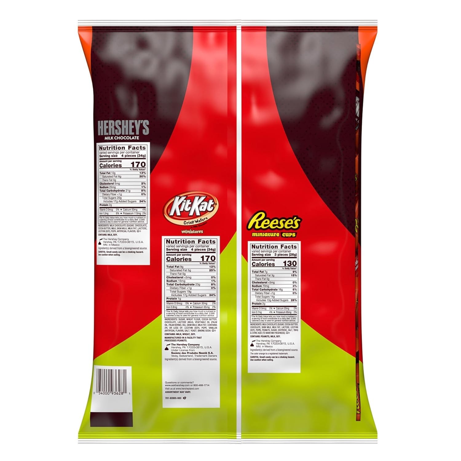 Hershey’s Bulk Chocolate Candy Mix, 265 Ct