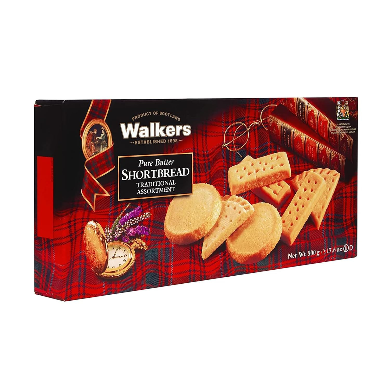 Walker’S Shortbread Traditional Assortment, Pure Butter Shortbread Cookies, 17.6