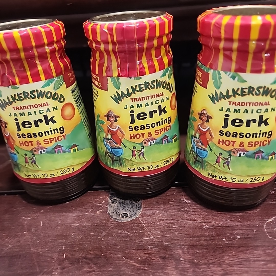 3 Jars-walkerswood traditional jamaican authentic jerk seasoning hot&spicy 10oz