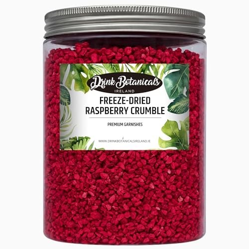 Freeze Dried Raspberry Crumble 5.29oz 150g for Baking Cocktail Garnish Non GMO