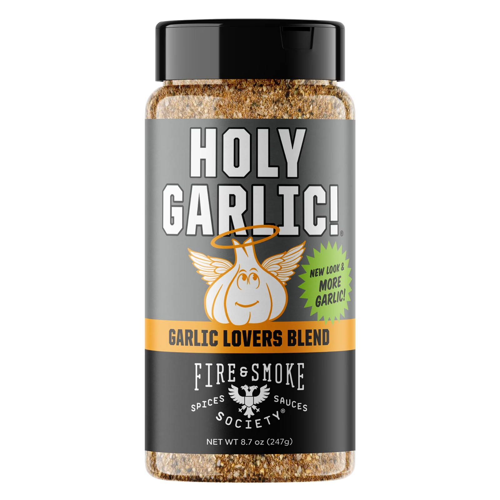 Fire & Smoke Holy Garlic All Purpose Seasoning Blend 8.7 oz sweet Garlic