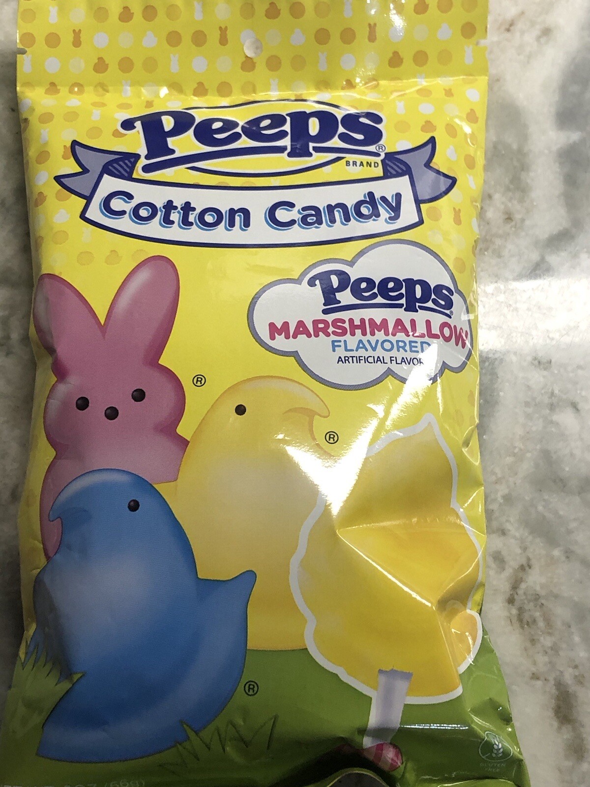 Peeps Marshmallow Flavored Cotton Candy:20Z/56gm. Easter-Brand New See Below