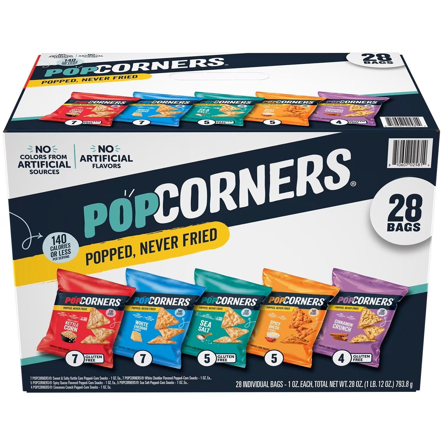 PopCorners Variety Pack Chips (1oz., 28ct) Great Price Free Shipping