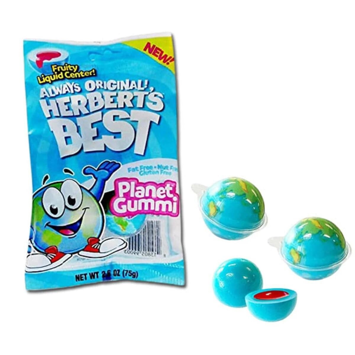 2 Pack Efrutti Herbert’s Best Planet Gummi Tik Tok – 2.6 oz Bags Each